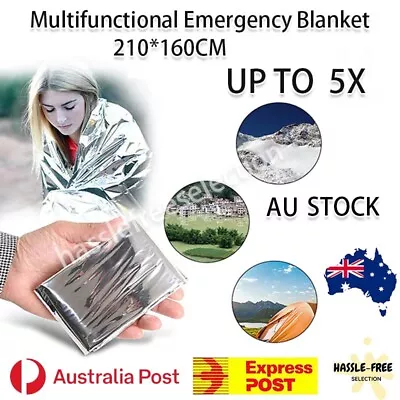 Outdoor Camping Thermal Blanket Emergency Survival Sleeping Hiking Gear Folding • $3.49