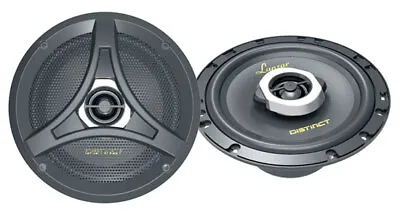 Lanzar DCT65.2 Distinct Series 6.5-Inch 180 Watt 2-Way Coaxial Speakers • £21.99