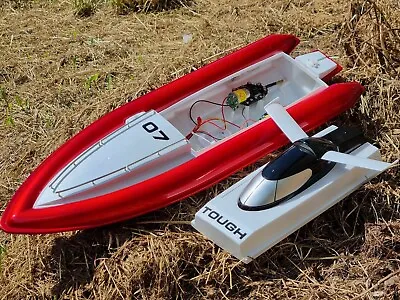 SYMA RC Jet Boat Atlantic Yacht Model Speedboat Radio Control Twin Motor Tug UK • $135.31