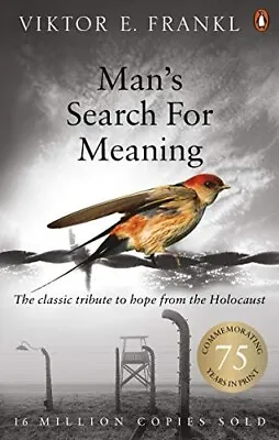Man's Search For Meaning - Paperback Book - Worldwide Shipping • $6