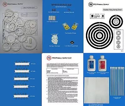 1979 Stern Meteor Pinball Deluxe Tune-up Kit - Includes Rubber Ring Kit • $58.45