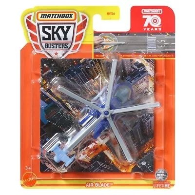 Matchbox Sky Busters Air Blade Helicopter 1:64 Metal Diecast Aircraft Model Toy • $10.99