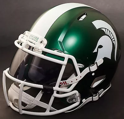 MICHIGAN STATE SPARTANS Authentic GAMEDAY Football Helmet W/ OAKLEY Eye Shield • $339.99