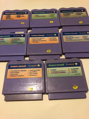 $62.62 • Buy Lot 9 Cartridges Childminders Vsmile 59 Subject Educational School Early Child