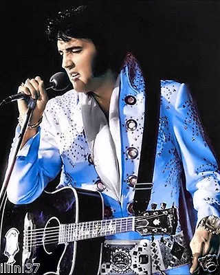 Elvis Presley In Concert 11 X 14 Glossy Photo #2 • $16.95