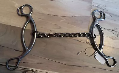 ROY ROBINSON Chain Mouth Sliding Gag Bit SS Horse Tack Vintage • $89