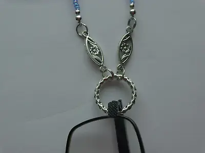 24  Loop Ring Eyeglass Chain Holder La Necklace Stainless Lobster Clasps • $6.99