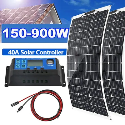 150-900 Watt 12V Solar Panel Mono High-Efficiency Solar Generator PV For Sunshed • $133.97