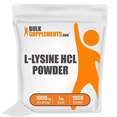 BulkSupplements L-Lysine HCl Powder 1kg - 1g Per Serving • $23.96