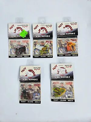 Lip Ripperz Mini - Weighted Trout Jigs - Trout Worms - HOT Mini Ripperz -5 Packs • $8.99