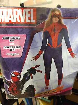 MARVEL Adult Small 2- 4 Spider-Girl Costume!! • $20