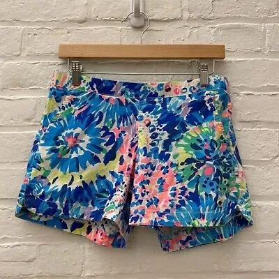 Lilly Pulitzer || Ocean View Board Shorts In Dive In Blue Small • $32.85