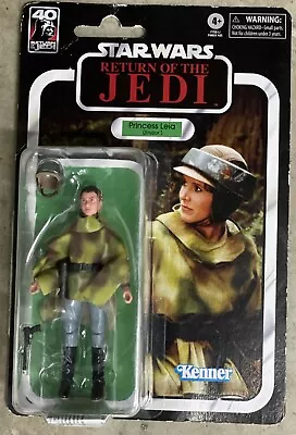 STAR WARS BLACK SERIES ROTJ 40th: PRINCESS LEIA (ENDOR) • $18.95