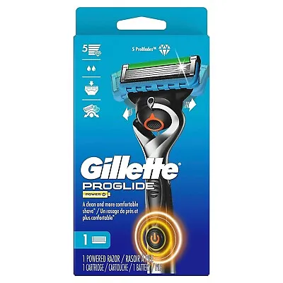 Gillettee ProGlide Power Razor For Men 1 Gillett Power Razor Handle 1Blade 1PK • $16.91