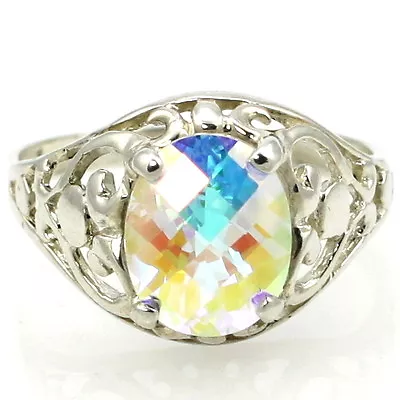 Mercury Mist Topaz 925 Sterling Silver Ladies Ring SR004-Handmade • $114.17