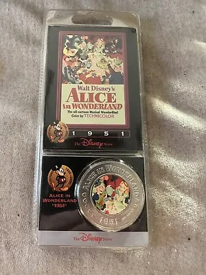 Disney Decades Coin #42 1951 Alice In Wonderland Coin New Sealed Low Shipping! • $9.99