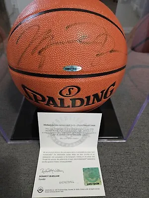 Michael Jordan Signed Spalding Basketball UDA • $3400