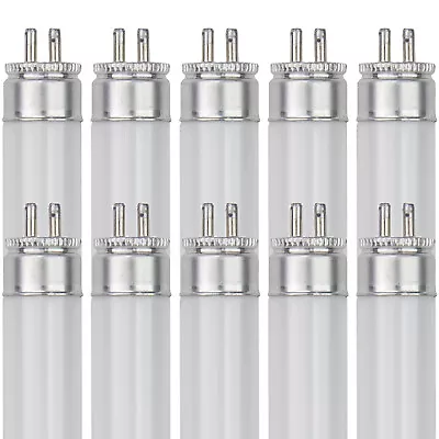 10 Pack Sunlite F6T5/BL 6-Watt T5 Linear Fluor Lamp Mini Bi Pin Base Black Light • $36.99