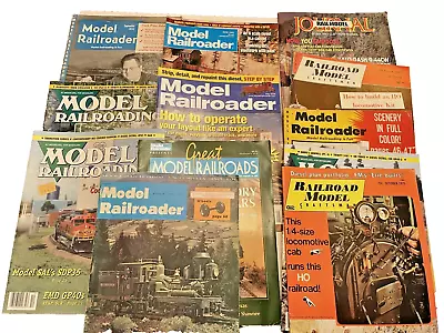 Magazines Model Railroader & Other Train Railroad Vintage Lot Of 12 • $44.85