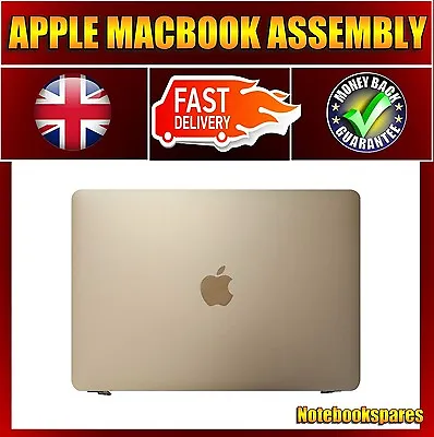 £669 • Buy Refurbished Screen Retina Display Full Assembly Fr A1534 MacBook 12  2015 Golden