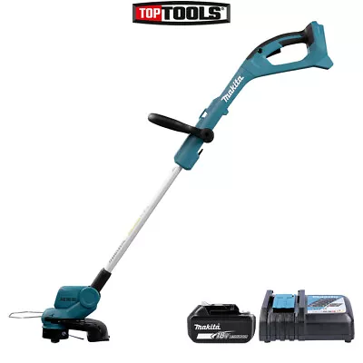 Makita DUR193 18V LXT Grass Line Trimmer With 1 X 5.0Ah Battery & Charger • £202.18