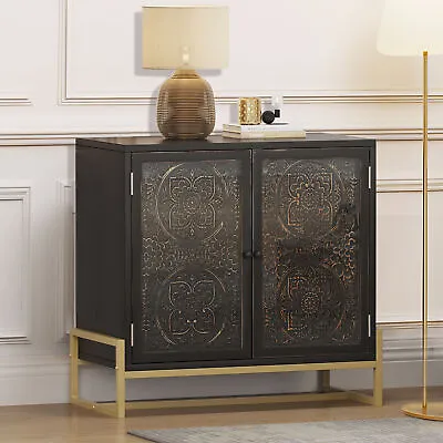 30'' Modern Sideboard Buffet Storage Accent Cabinet W/Doors & Adjustable Shelves • $115.99