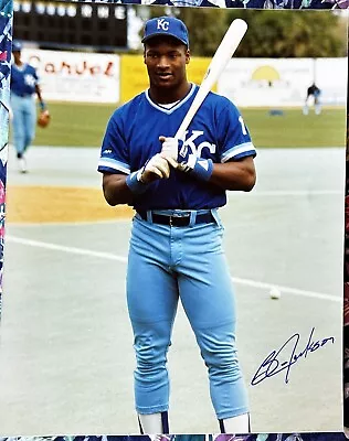 Bo Jackson Autographed 8x10 Photo.  Kansas City Royals. Not Authenticated • $49