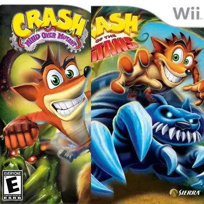 Crash Bandicoot Nintendo Wii Retro Games - Choose Your Game - Collection • £23.99