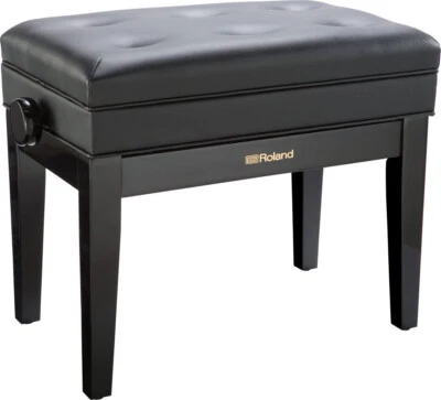 $175 • Buy Roland Piano Bench Polished Ebony RPB-400PE