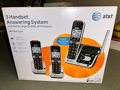 AT&T CRL82312 3 Handset Expandable Cordless Phone With Answering System Open Box • $34.99