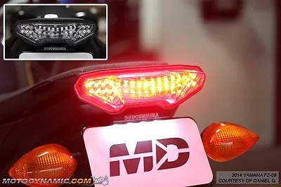 Fit 14-16 Yamaha FZ-09 FZ09 FJ-09 FJ09 Tracer 900 GT SEQUENTIAL LED Tail Lights  • $104.95