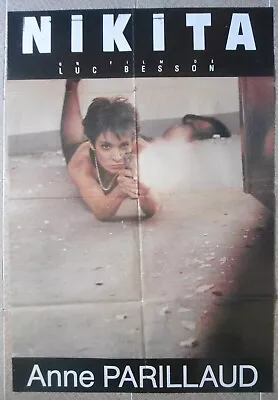 NIKITA LA FEMME Lebanese/French 27X39  Movie Poster Luc BESSON Film 1990 VF • $75