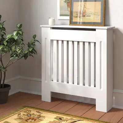 £47.91 • Buy Extra Tall 92CM Radiator Cover MDF Cabinet Grill Shelf Fence Panel Barrier S-XL