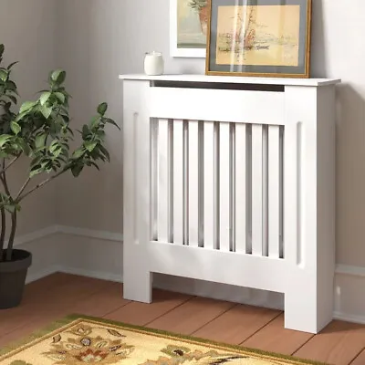 Extra Tall 92CM Radiator Cover MDF Cabinet Grill Shelf Fence Panel Barrier S-XL • £45.91