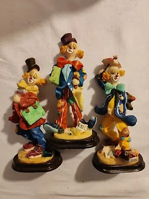 (3) Vintage K's Collection Clowns 6   • $31.95