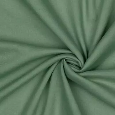 Flat Double Gauze Muslin Soft Fabric Material - SAGE • £1.99