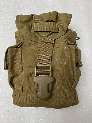 US.Military USMC Issue 1 QT CAYOTE CANTEEN COVER Carrier Pouch MOLLE Brand New • $24.95