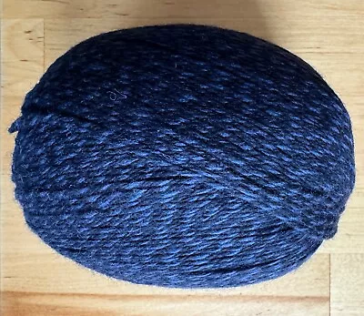 Cashmere Wool Blend Yarn Fingering Weight Blue And Black 3.4oz • $8.99