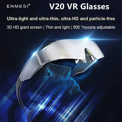 ENMESI V20 AR Glasses 3D Smart Micro-OLED Screen 4K UHD Giant Screen VR Headset • $398