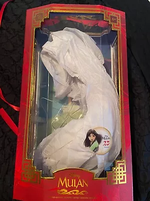 Disney Store Mulan 25th Anniversary LE Doll BOX ONLY • £15