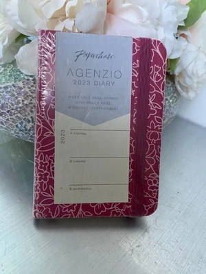 £1.99 • Buy Paperchase Agenzio 2023 Diary A7 Week On Page Format Bnip Rrp...£12