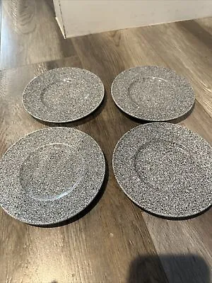 4 Mikasa Ultrastone Gray CU726 Plates 6 1/2  EUC • $38.99