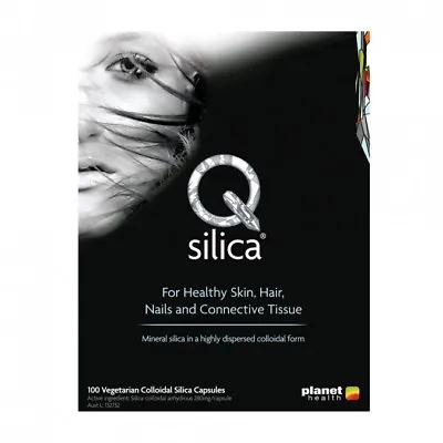 Qsilica Colloidal Silica - 100 Vegetarian Capsules • $54.33