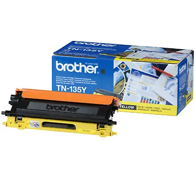 £152.47 • Buy Original Brother TN-135Y High Capacity Yellow Toner Cartridge (TN135Y)