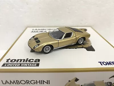 1:64 Tomica Limited Vintage Lamborghini Miura S Scale Model Car Gold Tomytec • $52.50