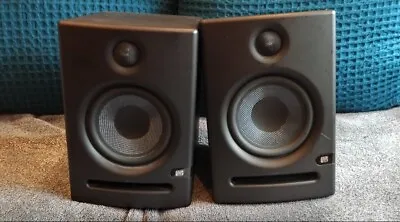 Presonus Eris E5 Near Field Studio Monitor Pair With Adam Hall Isolation Stands • £225