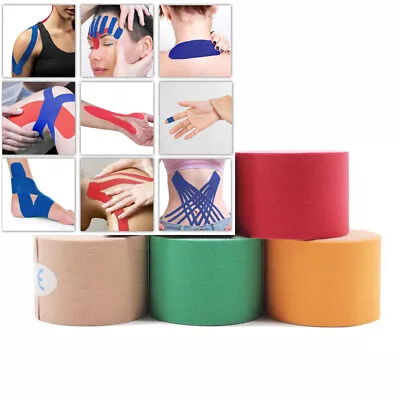 1 Roll 5cm X 5m Kinesiology Tape KT Muscle Strain Injury Sports Physio Support • $14.26