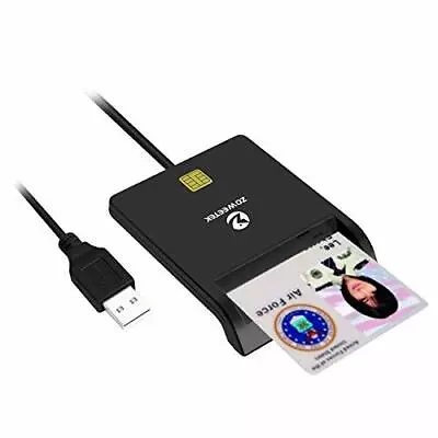 Smart Card Reader DOD Military USB Common Access CAC Use With WindowMacOSLinux • $21.23