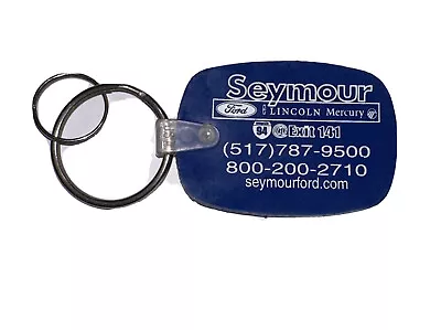 Seymour Ford Lincoln Mercury Vintage Key Chain Promotional Merch • $4.87