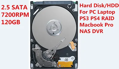  120 GB HDD 2.5 SATA 7200 RPM Hard Drive For Sony PS4 Macbook MacBook Pro • $12.88